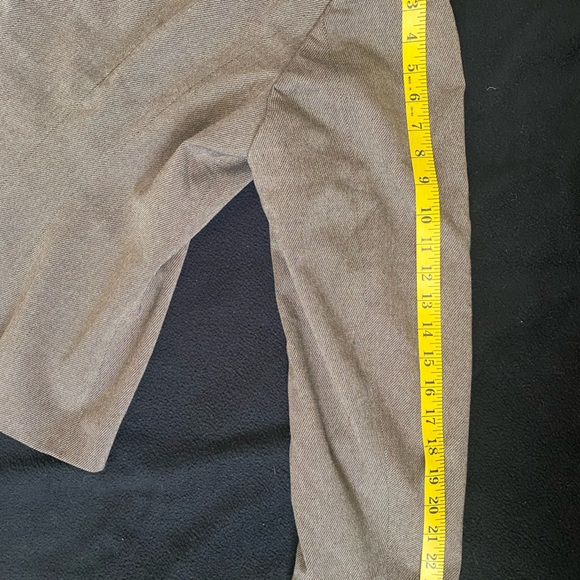 Lane Bryant Brown Tweed  Blazer with Button Detail - Picture 11 of 15